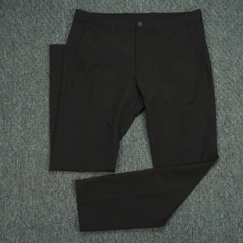 Hugo Boss Pants Mens 34x32 Black Commuter Techlite Chino Lightweight Trouser